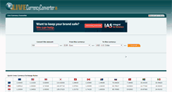 Desktop Screenshot of livecurrencyconverter.com